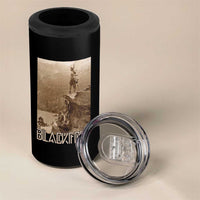Blackfoot Native American Indians At Glacier National Park 4 in 1 Can Cooler Tumbler