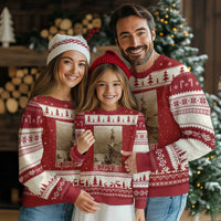 Blackfoot Native American Indians At Glacier National Park Ugly Christmas Sweater