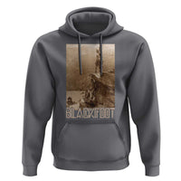Blackfoot Native American Indians At Glacier National Park Hoodie