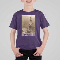 Blackfoot Native American Indians At Glacier National Park T Shirt For Kid