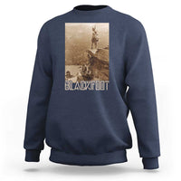 Blackfoot Native American Indians At Glacier National Park Sweatshirt