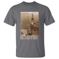 Blackfoot Native American Indians At Glacier National Park T Shirt