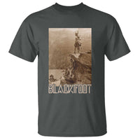 Blackfoot Native American Indians At Glacier National Park T Shirt