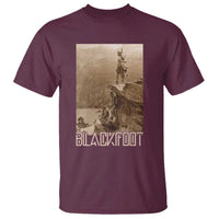Blackfoot Native American Indians At Glacier National Park T Shirt