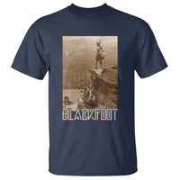 Blackfoot Native American Indians At Glacier National Park T Shirt