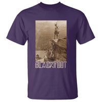 Blackfoot Native American Indians At Glacier National Park T Shirt