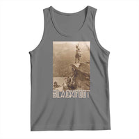 Blackfoot Native American Indians At Glacier National Park Tank Top