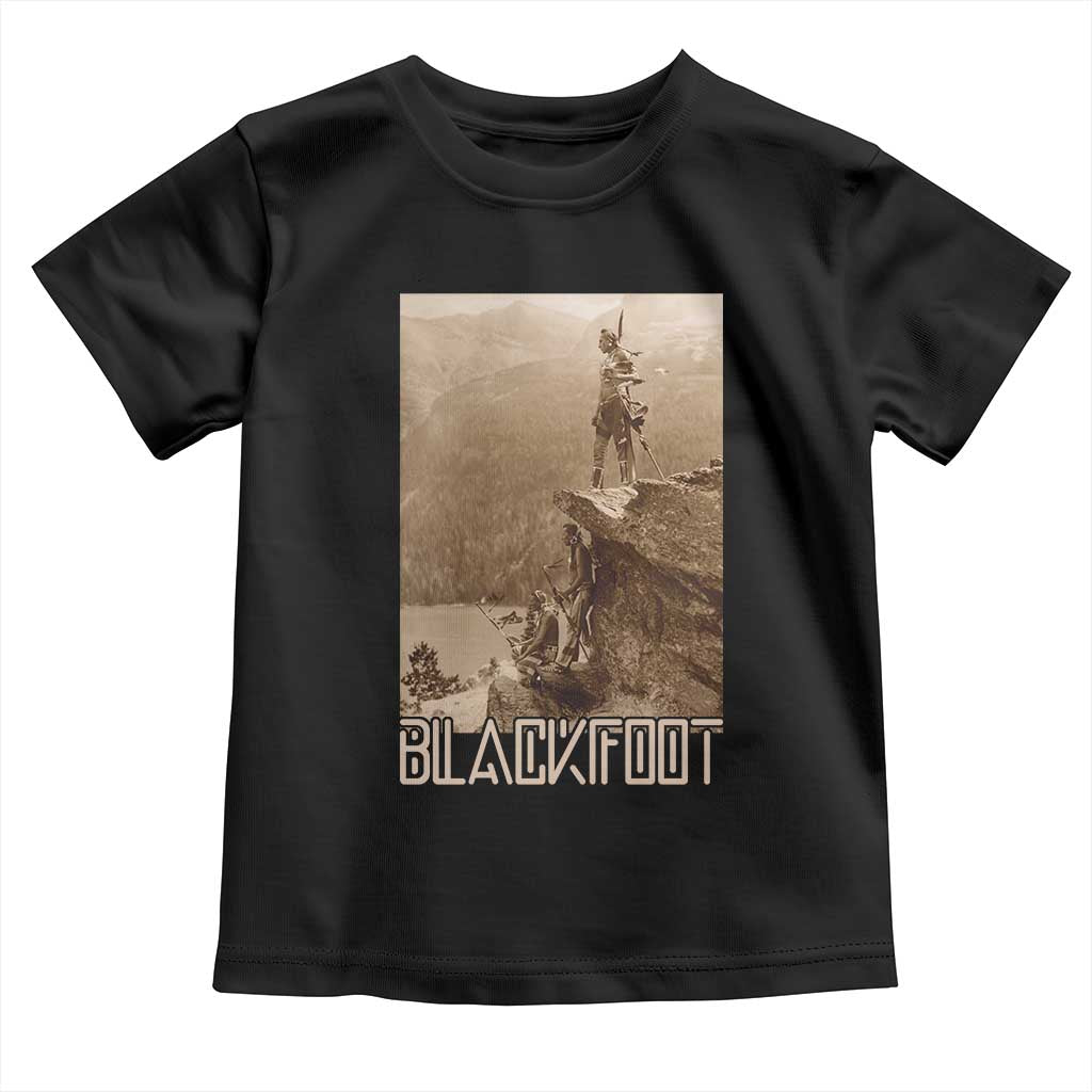 Blackfoot Native American Indians At Glacier National Park Toddler T Shirt
