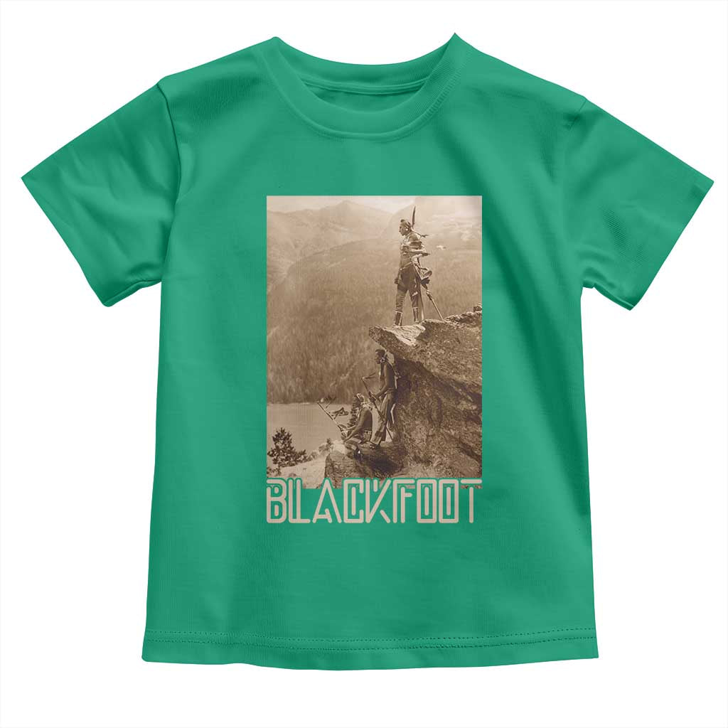 Blackfoot Native American Indians At Glacier National Park Toddler T Shirt