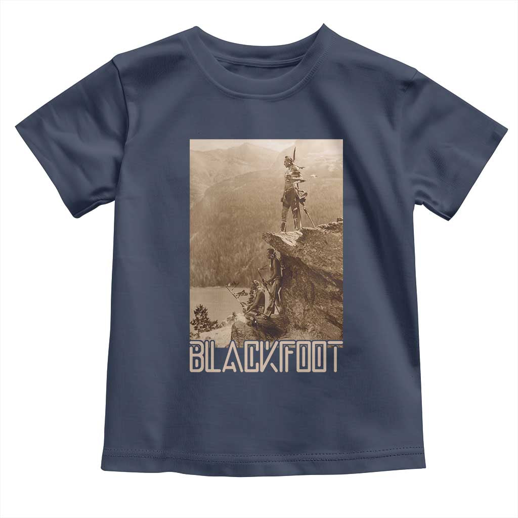 Blackfoot Native American Indians At Glacier National Park Toddler T Shirt