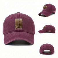 Blackfoot Native American Indians At Glacier National Park Washed Cotton Baseball Cap