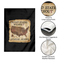 United States Without Illegal Aliens Garden Flag Native Land Map
