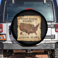 United States Without Illegal Aliens Spare Tire Cover Native Land Map