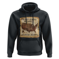 United States Without Illegal Aliens Hoodie Native Land Map