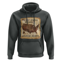 United States Without Illegal Aliens Hoodie Native Land Map