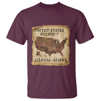 United States Without Illegal Aliens T Shirt Native Land Map