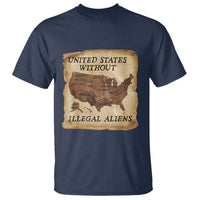United States Without Illegal Aliens T Shirt Native Land Map