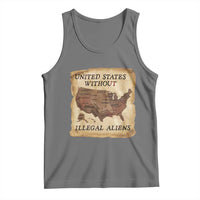 United States Without Illegal Aliens Tank Top Native Land Map