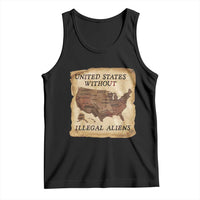 United States Without Illegal Aliens Tank Top Native Land Map