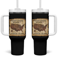 United States Without Illegal Aliens Tumbler With Handle Native Land Map