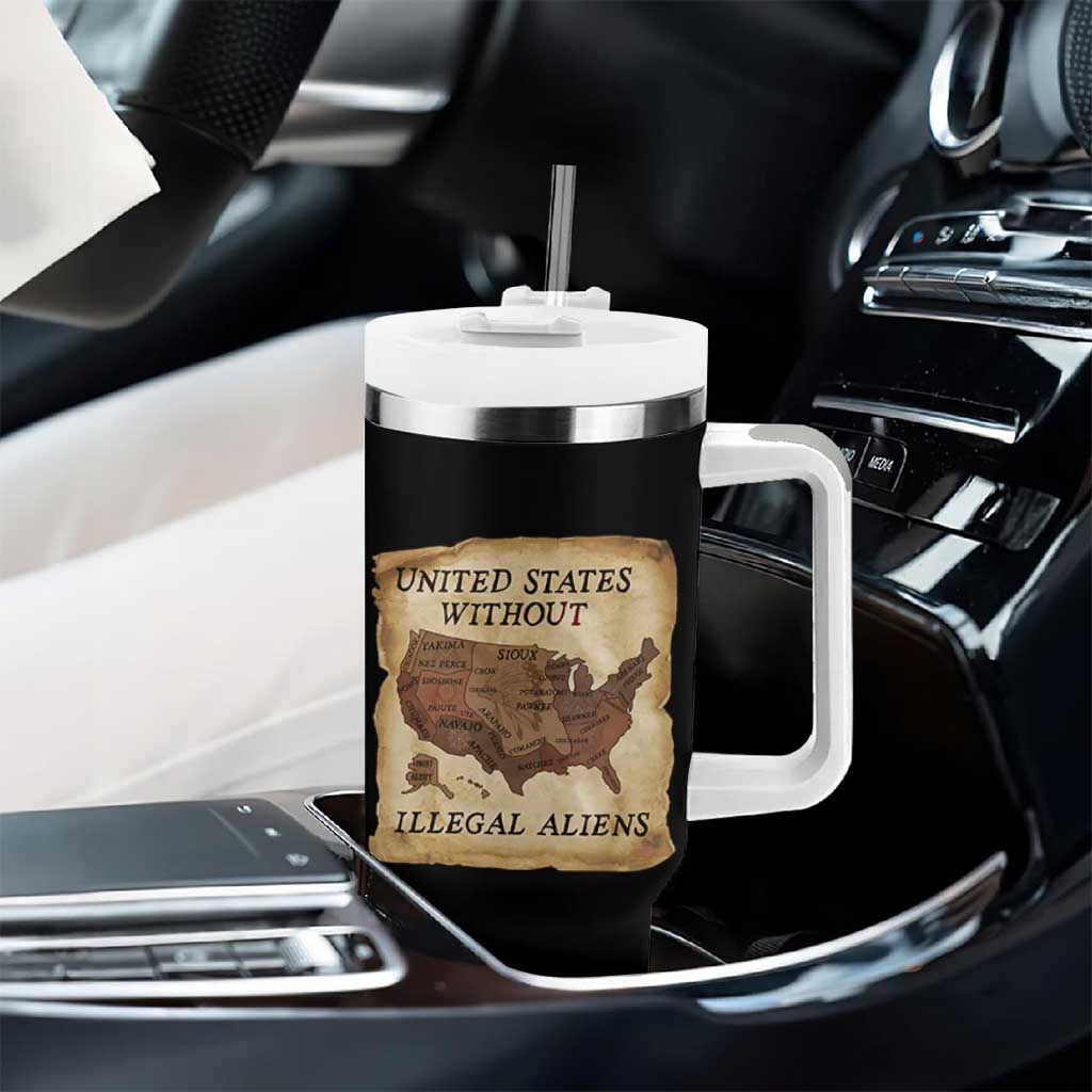 United States Without Illegal Aliens Tumbler With Handle Native Land Map