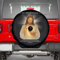 Jesus Christian Christmas Spare Tire Cover Cross Bible Verse Inspirational - Wonder Print Shop