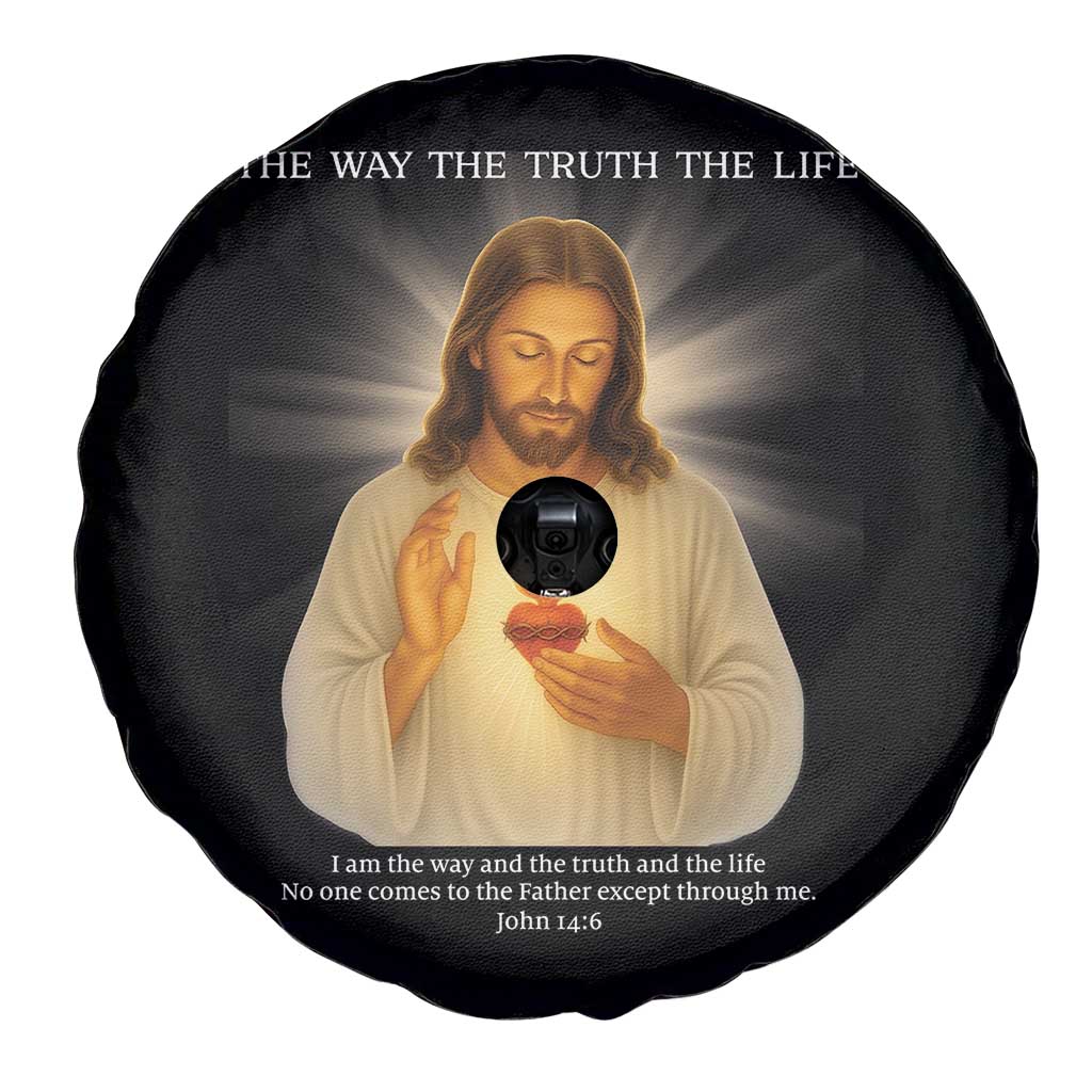 Jesus Christian Christmas Spare Tire Cover Cross Bible Verse Inspirational - Wonder Print Shop