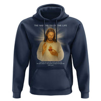 Jesus Christian Christmas Hoodie Cross Bible Verse Inspirational - Wonder Print Shop
