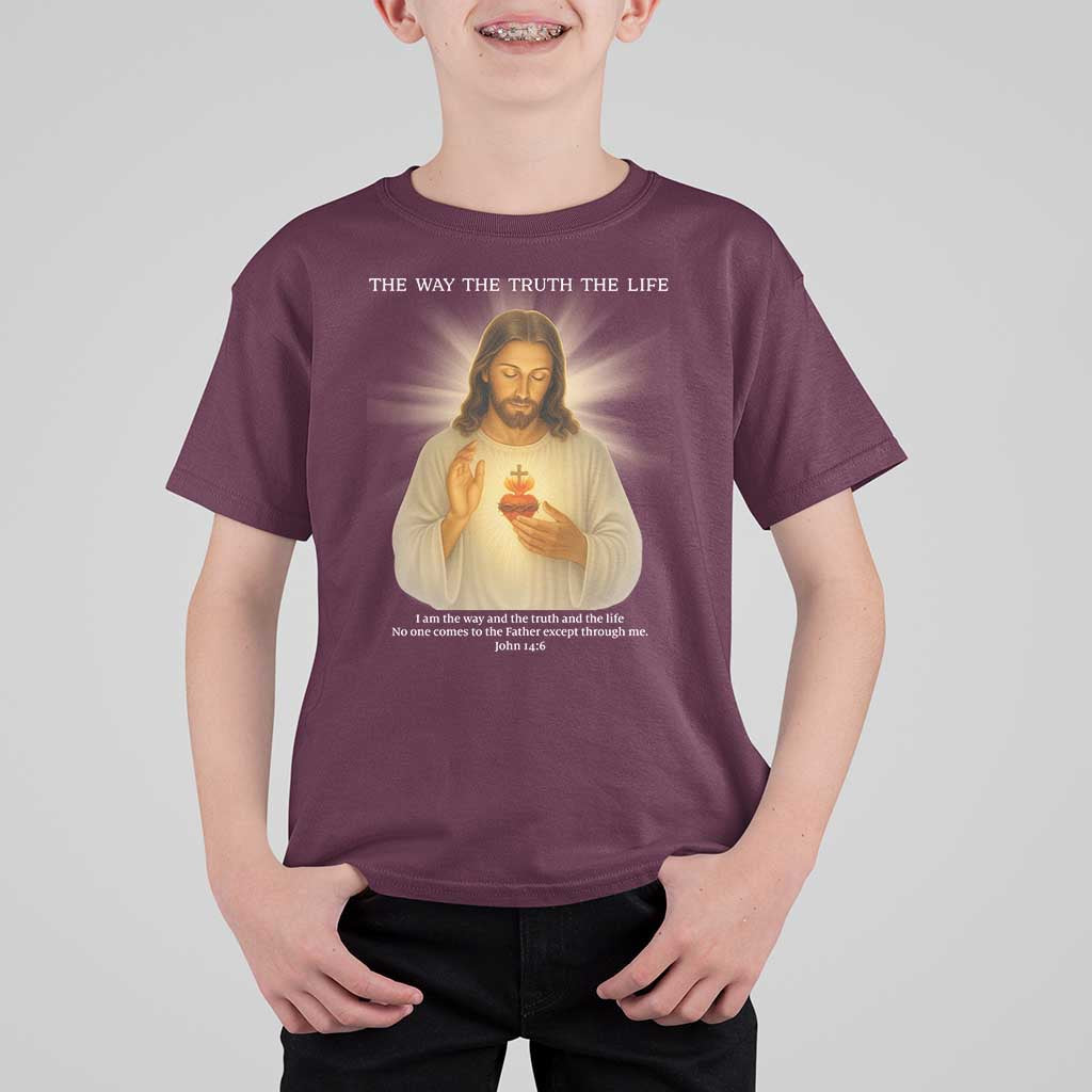 Jesus Christian Christmas T Shirt For Kid Cross Bible Verse Inspirational - Wonder Print Shop