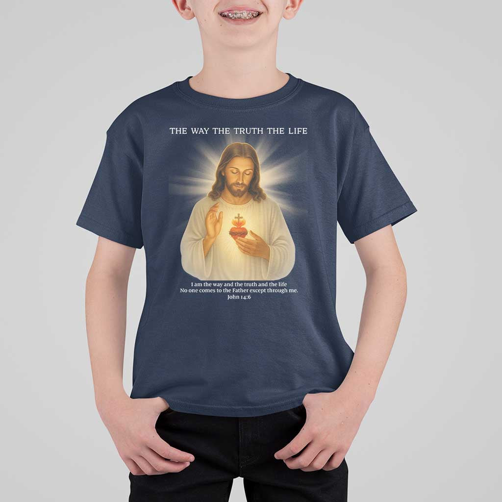 Jesus Christian Christmas T Shirt For Kid Cross Bible Verse Inspirational - Wonder Print Shop