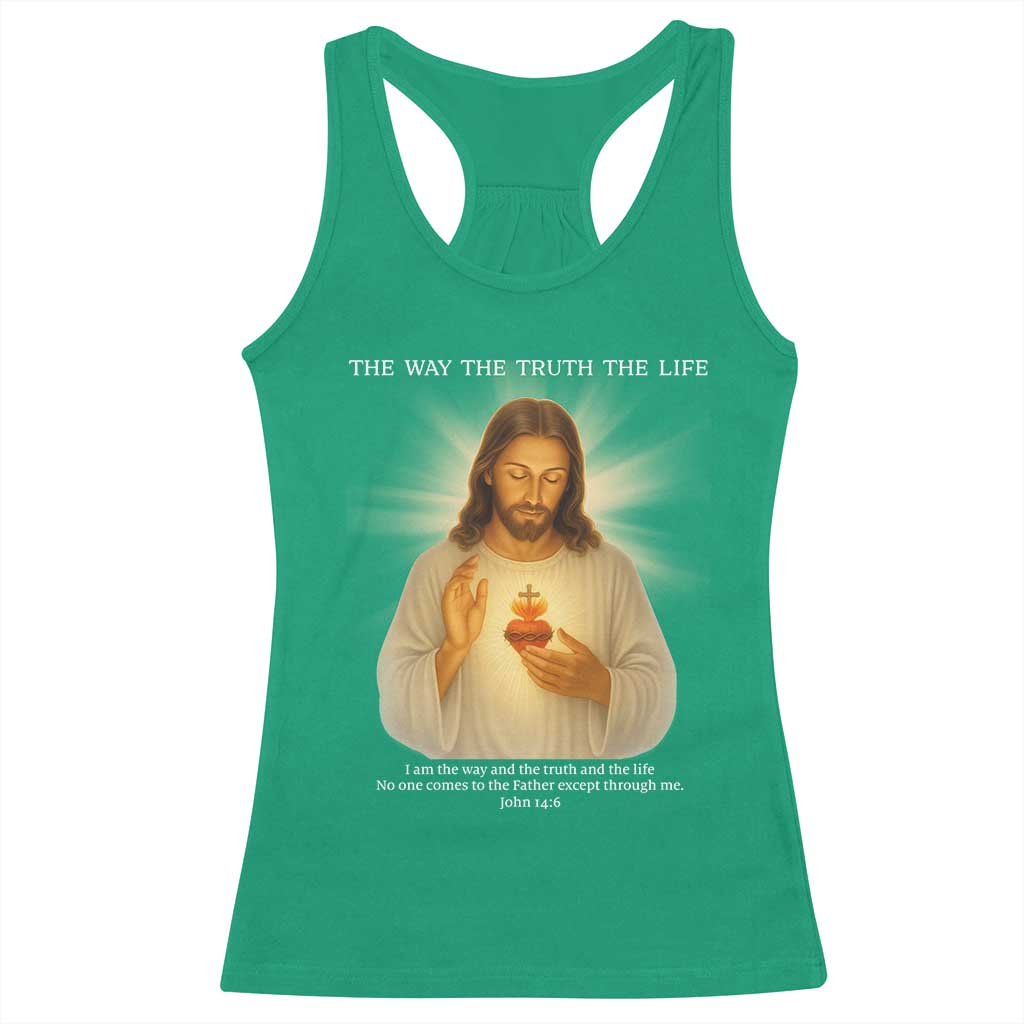 Jesus Christian Christmas Racerback Tank Top Cross Bible Verse Inspirational - Wonder Print Shop