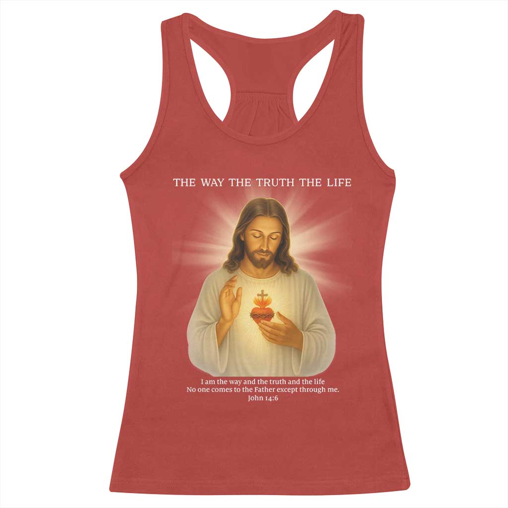 Jesus Christian Christmas Racerback Tank Top Cross Bible Verse Inspirational - Wonder Print Shop