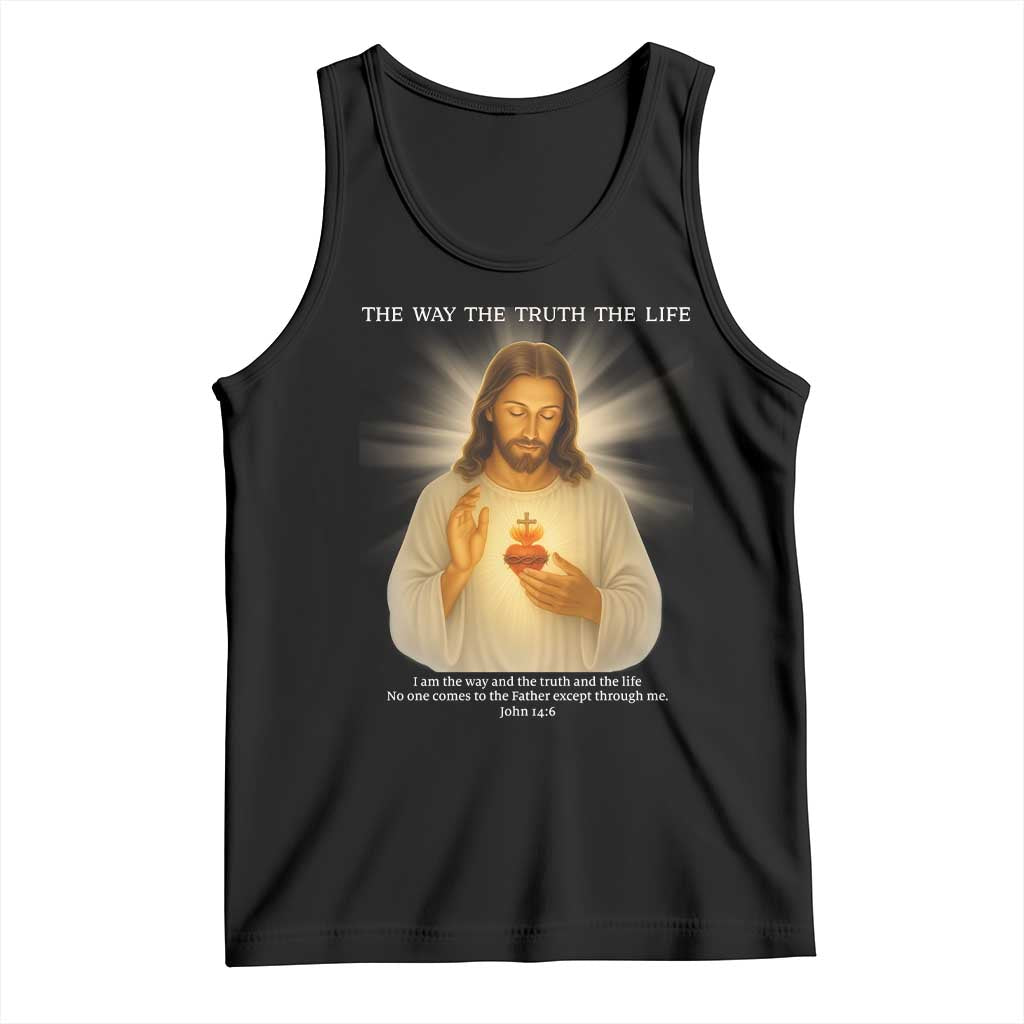 Jesus Christian Christmas Tank Top Cross Bible Verse Inspirational - Wonder Print Shop