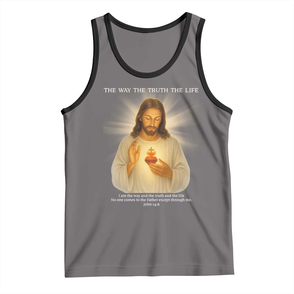 Jesus Christian Christmas Tank Top Cross Bible Verse Inspirational - Wonder Print Shop