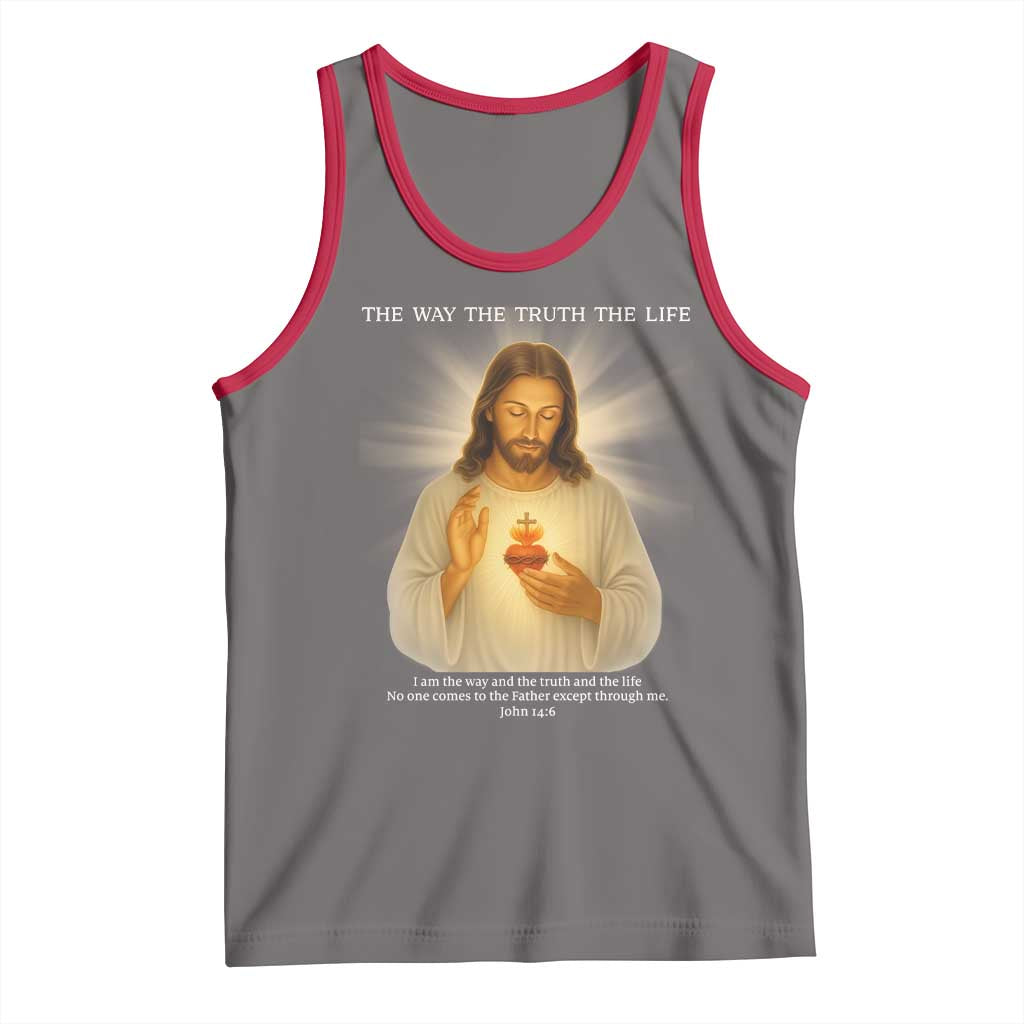 Jesus Christian Christmas Tank Top Cross Bible Verse Inspirational - Wonder Print Shop