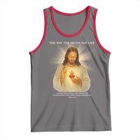 Jesus Christian Christmas Tank Top Cross Bible Verse Inspirational - Wonder Print Shop