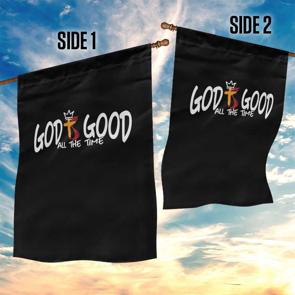 Jesus Christian Garden Flag God Is Good All The Time - Wonder Print Shop