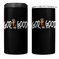 Jesus Christian 4 in 1 Can Cooler Tumbler God Is Good All The Time - Wonder Print Shop