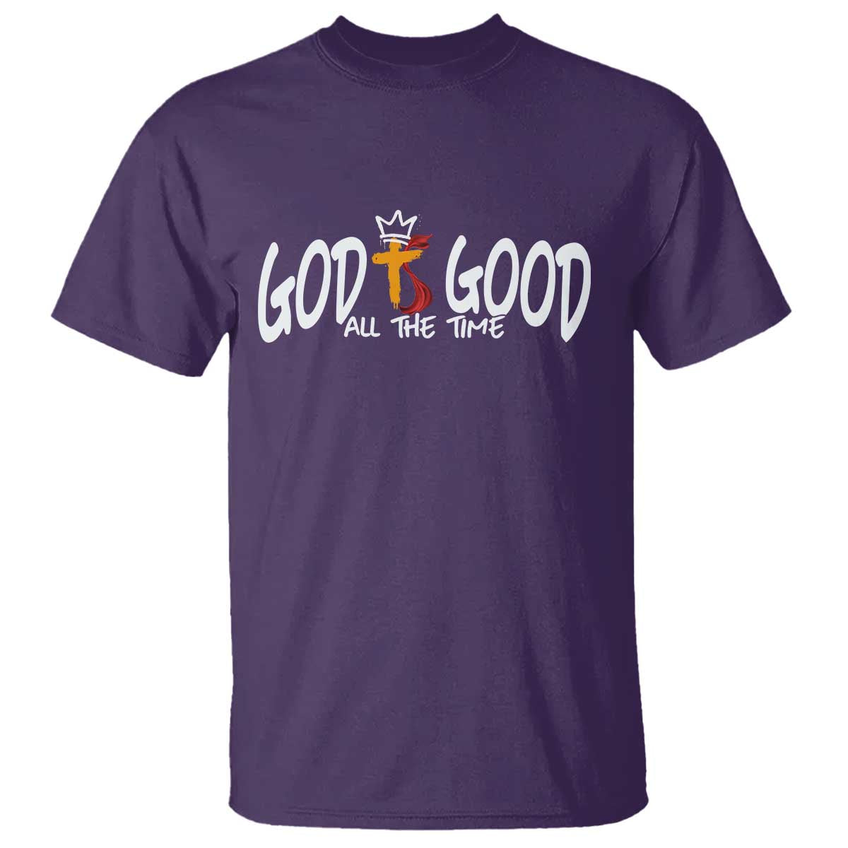 Jesus Christian T Shirt God Is Good All The Time - Wonder Print Shop