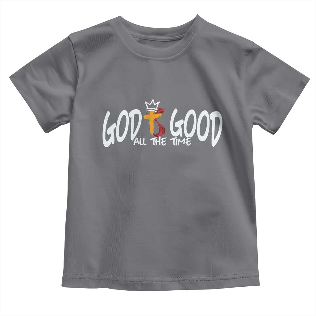 Jesus Christian Toddler T Shirt God Is Good All The Time - Wonder Print Shop