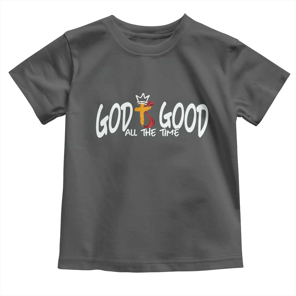 Jesus Christian Toddler T Shirt God Is Good All The Time - Wonder Print Shop