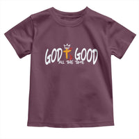 Jesus Christian Toddler T Shirt God Is Good All The Time - Wonder Print Shop