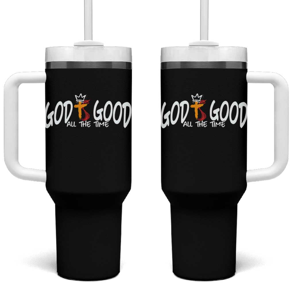Jesus Christian Tumbler With Handle God Is Good All The Time - Wonder Print Shop