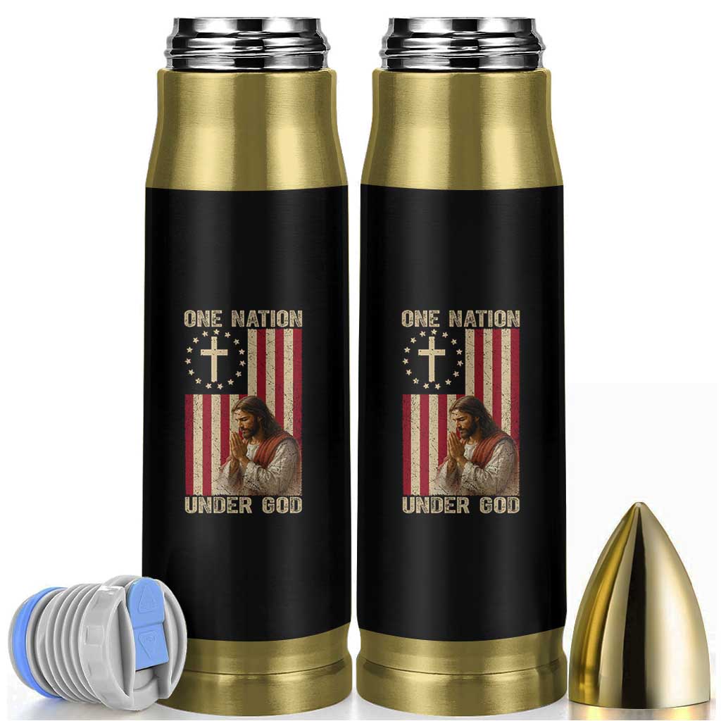 Jesus Christian Bullet Tumbler One Nation Under God - Wonder Print Shop