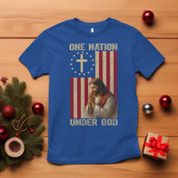 Jesus Christian T Shirt One Nation Under God - Wonder Print Shop