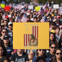 Jesus Christian Protest Sign One Nation Under God - Wonder Print Shop