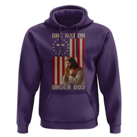 Jesus Christian Hoodie One Nation Under God - Wonder Print Shop