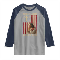 Jesus Christian Raglan Shirt One Nation Under God - Wonder Print Shop