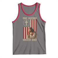 Jesus Christian Tank Top One Nation Under God - Wonder Print Shop