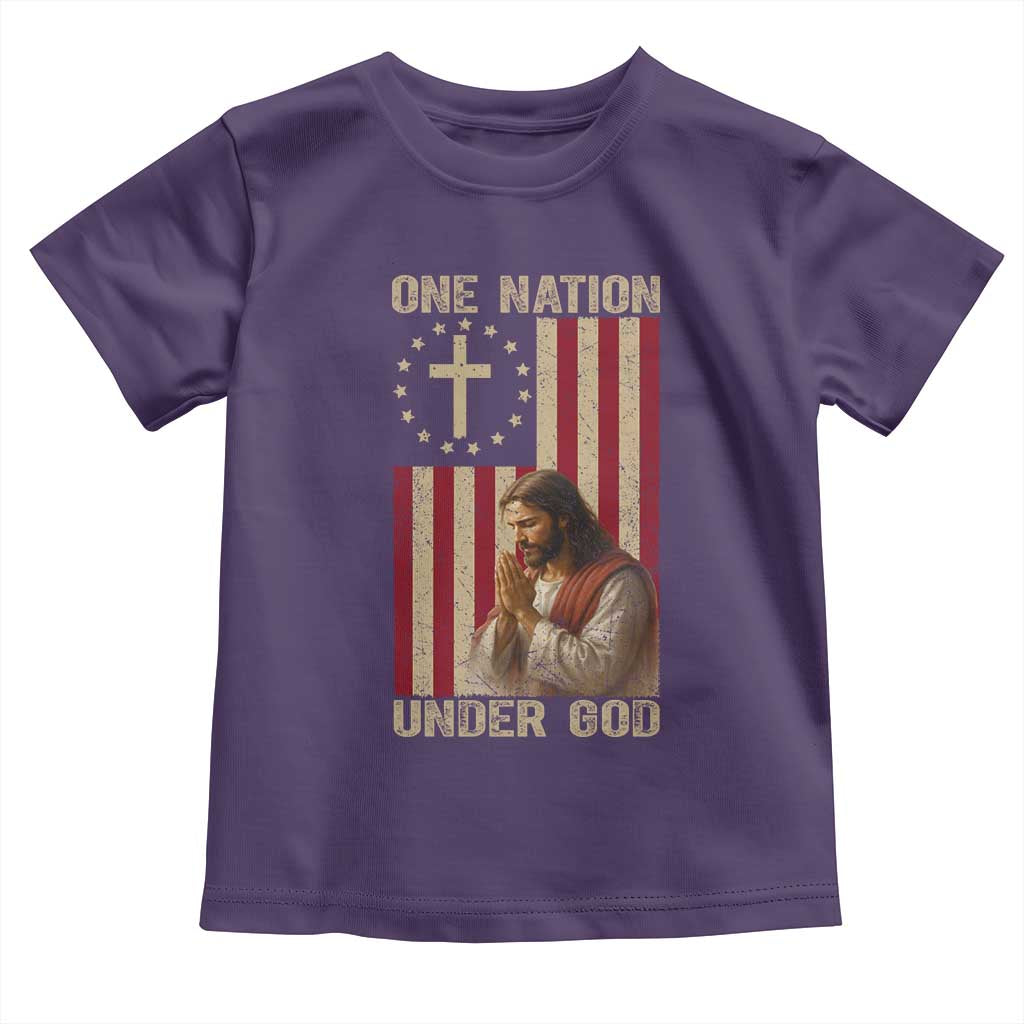 Jesus Christian Toddler T Shirt One Nation Under God - Wonder Print Shop